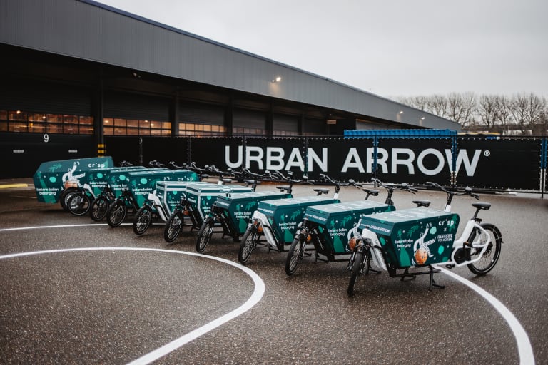 Urban Arrow cargo bikes for Crisp